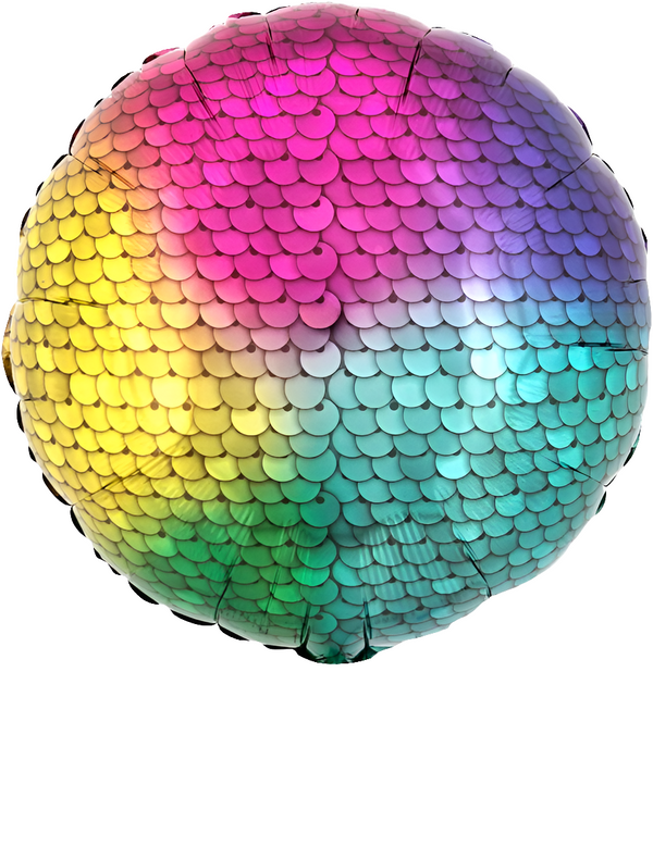 Mermaid Multicolour 18" Foil Balloon