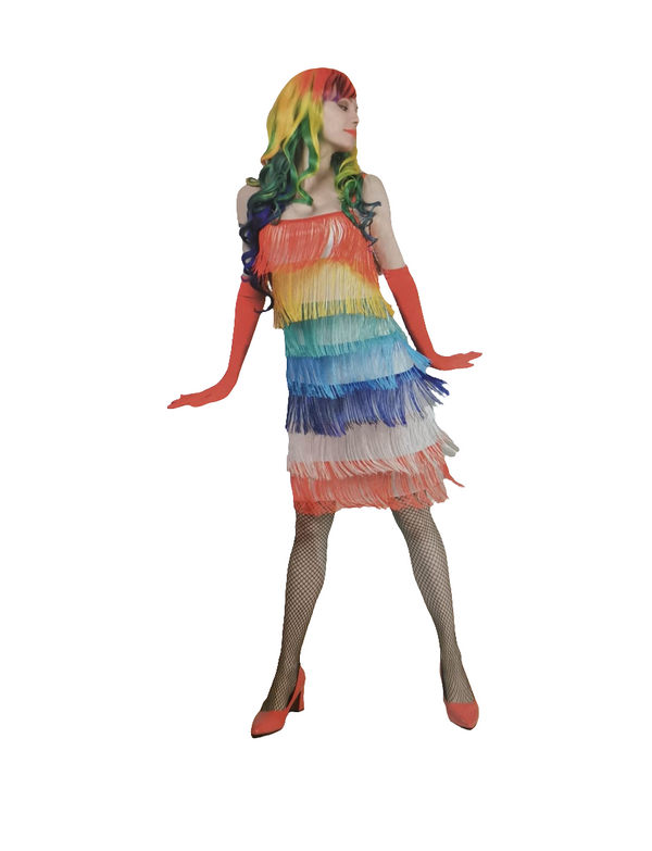 Colourful Flapper Dress