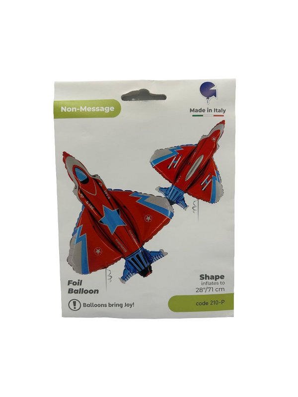 Fighter Jet Supershape Foil Balloon