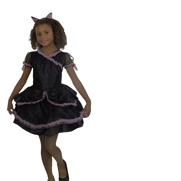 Cat Girl 7-9 Yrs Costume