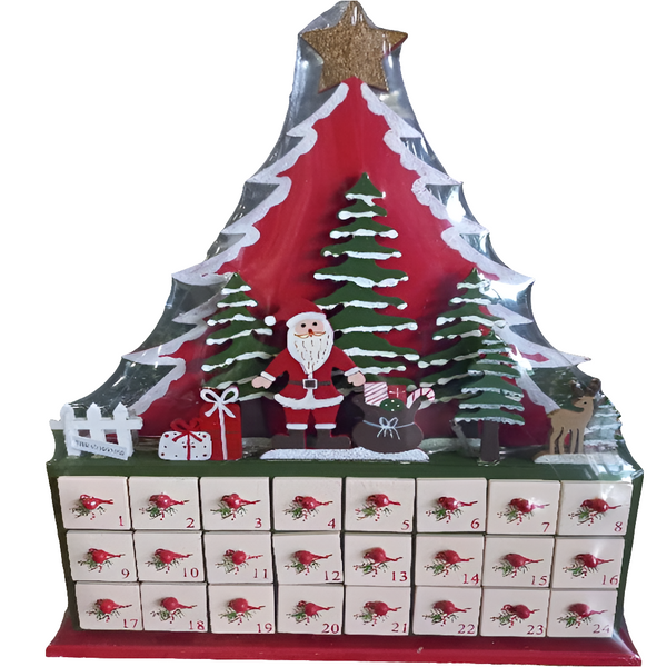 Light Up Christmas Wooden Advent Calendar