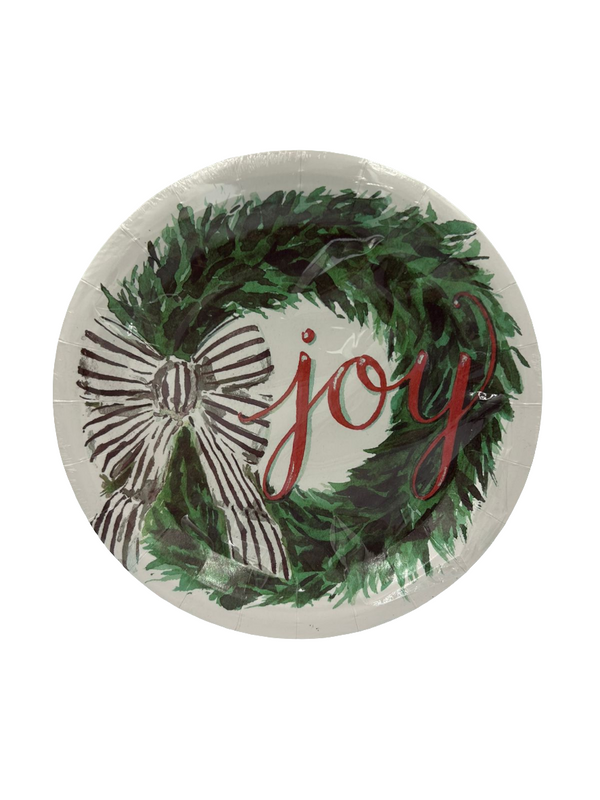 Christmas Joy 9" Round Plates