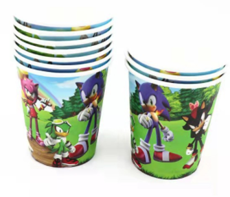 Sonic Paper Cups 10pc