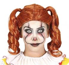 Clown Pigtail Wig