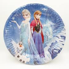 Frozen Paper Plates 10pc