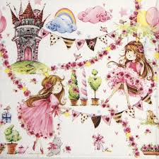 Fairytale Princess Serviettes 20pc