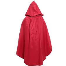 Cape With Hood Red