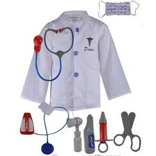 Doctor Set White 3+ Costume