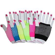 Fingerless Short Fishnet Gloves