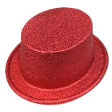 Top Hat Glitter Plastic