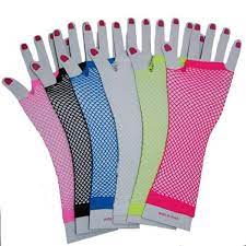Fingerless Long Fishnet Gloves