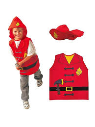 Fire Fighter 3-7 Yrs Costume