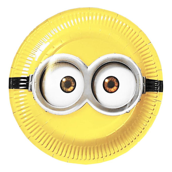 Minion Round Paper Plates 10pc