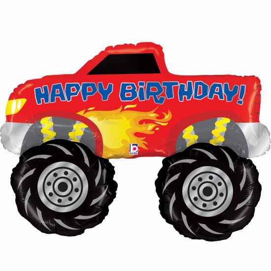 Monster Blaze Truck Supershape Foil Balloon