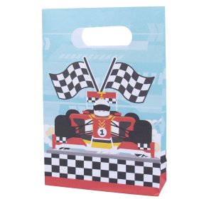 Racing Paper Party Bags 8pc