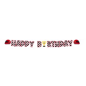 Racing Happy Birthday Banner