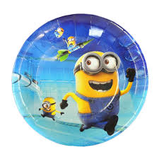 Minion Paper Plates 10pc Round 7"
